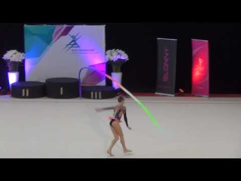 Evelin Naptal ribbon junior all around Eesti MV 2018