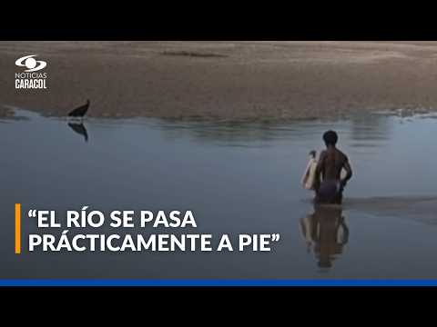 Alerta por sequía en Colombia: río Magdalena registra niveles críticos y afecta a poblaciones
