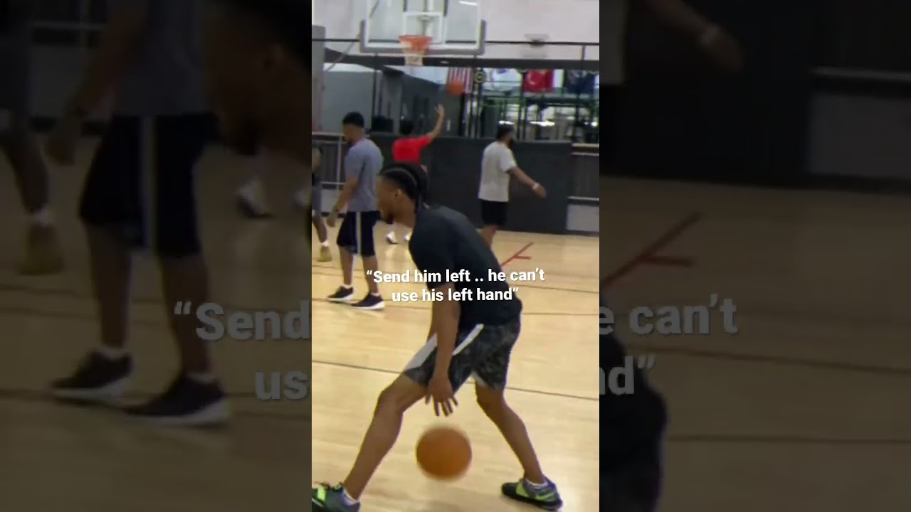 Re-Read the scouting report 😂..I actually write w/my left and shoot with the right #nba #basketball