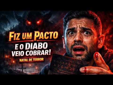 NO NATAL PASSADO, ABANDONEI A DEUS E FIZ UM PACTO, E NESTE NATAL O DIABO VEIO COBRAR O PREÇO!