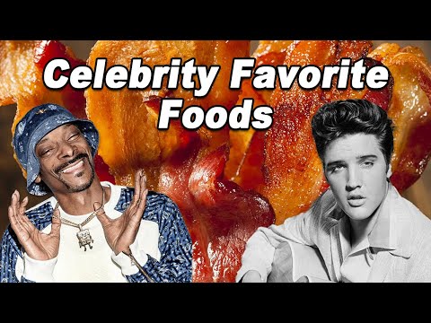 Famous Celebrities' FAVORITE Foods!!