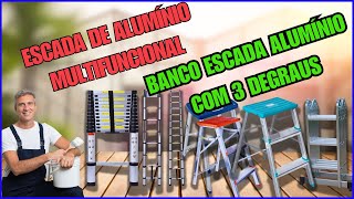 As top 5 Melhores escada de Alumínio de 2024?‍♀️ Escada Extensível de Alumínio?