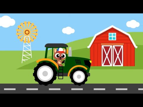 Traktorki dla dzieci - Bajka po polsku | Pikuś i Mruczek