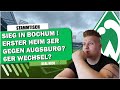 🔴SV Werder Bremen - Stammtisch / Sieg in Bochum / Augsburg erster Heim 3er ? / 6er Wechsel ?