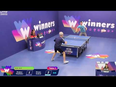 WINners CUP table 2  10.10 Zhukov Vladislav - Kireev Andrei  11:30