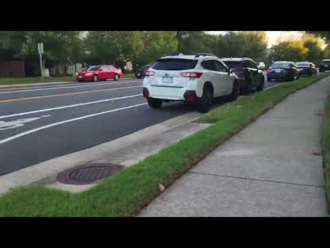 Driving My Scooter in My Neighborhood