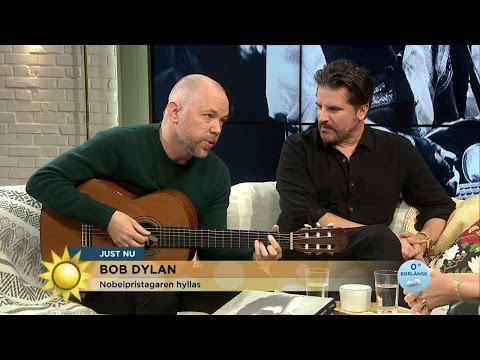 Tomas Andersson Wij tolkar Bob Dylan (Every grain of sand) - Nyhetsmorgon (TV4)