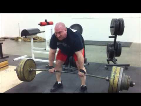 Deadlift (650 x 1) with straps @ 268 lbs. (45 lbs. PR)