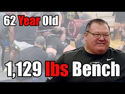62 Year Old | Bill Gillespie | Bench Press | 1,129 lbs