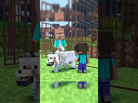 Baby wizard saves his friend and her pets😍 #shorts #minecraft #viral