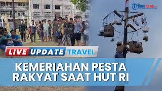 Warga Tengkerang Labuai Antusias Ikut Meriahkan HUT ke-78 RI, Tarik Tambang hingga Makan Kerupuk