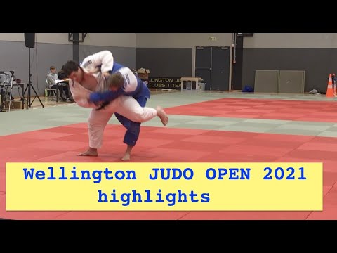 Wellington JUDO Open Male Seniors highlights 2021 NZL