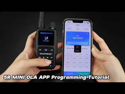 BAOFENG UV-5R MINI Programming#baofeng  #walkietalkie #abbree