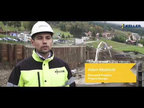 Keller Polska- geotechnical works in Zieleniec- the highest settlement in Lower Silesia.