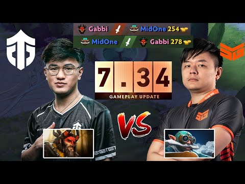Entity Gabbi Beastmaster New Patch 7.34 Abilty Rework vs SMG.Midone Gyrocopter Dota 2