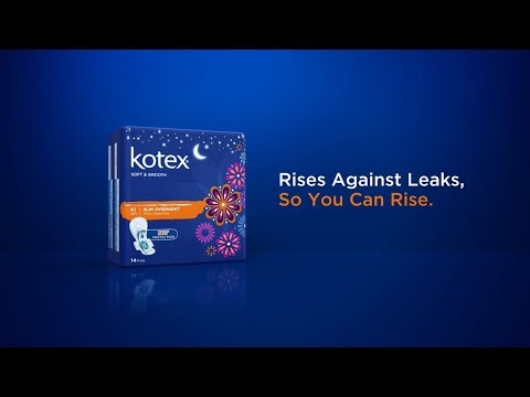 Kotex® Soft & Smooth Overnight