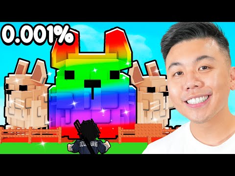 I Got The World’s First RAINBOW CHINCHILLA in Grow a Garden!