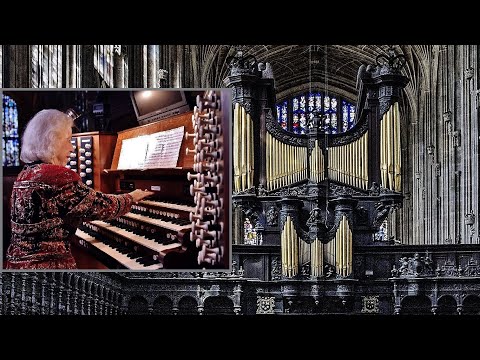 ABIDE WITH ME arr. Diane Bish - King's College Chapel Cambridge, England