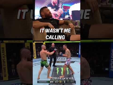 Was the floor actually wet? Conor McGregor speaks out #ufc