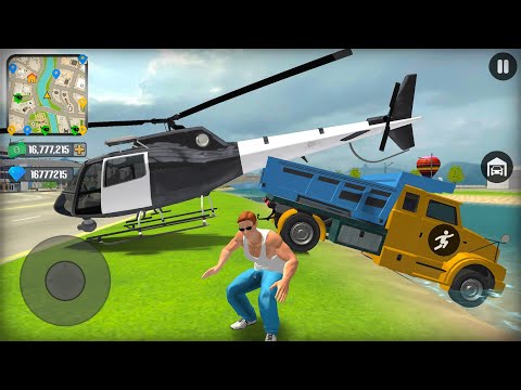 Police Officer Car Chase Go to Town 6 Open World Coach Bus and Helicopter Pilot - Android Gameplay.