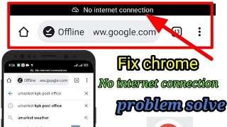 How To Fix Google Chrome Browser No Internet Connection Problem solve 2022 problem fix