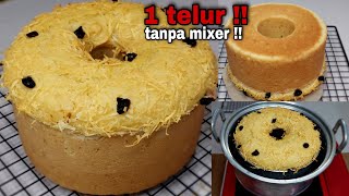 Download lagu JUMBO !! TANPA MIXER TANPA OVEN.1 TELUR BOLU BLUDER (BOLU RAGI) SUPER EMPUK JUMBO IRIT ANTI GAGAL mp3