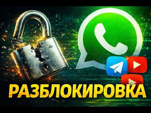 WhatsApp, Telegram и YouTube снова работают! Простой способ без VPN (ByeByeDPI)