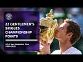 Every Gentlemen's Singles Championship Point at Wimbledon (2000-2022)