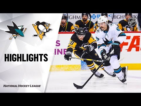 NHL Highlights | Sharks @ Penguins 1/2/20