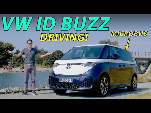 VW ID Buzz driving REVIEW passenger vs cargo - will the EV Microbus convince Multivan T7 customers?