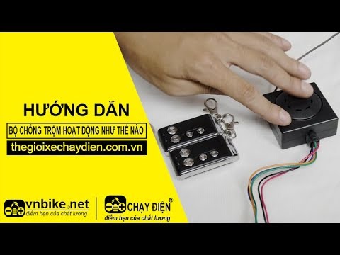 HƯỚNG DẪN BỘ CHỐNG TRỘM XE ĐẠP ĐIỆN, XE MÁY ĐIỆNHOẠT ĐỘNG THẾ NÀO