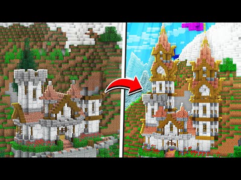 REFORMEI MEU CASTELINHO NESSE CASTELO COLOSSAL!!! Minecraft Irmandade 2 - 22