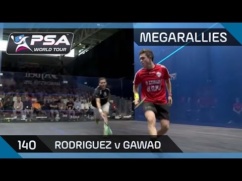 Squash: MegaRallies Ep.140 - Rodriguez v Gawad - British Grand Prix 2015