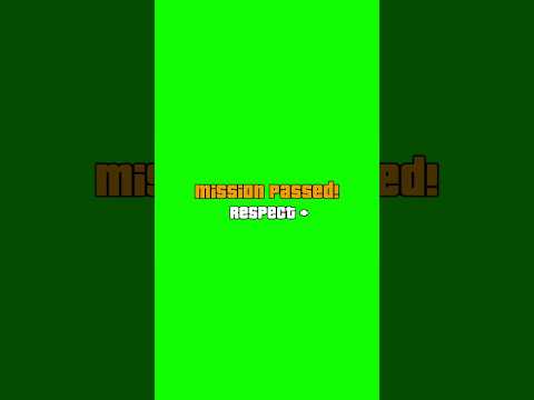 GTA Mission Passed Green Screen #shorts