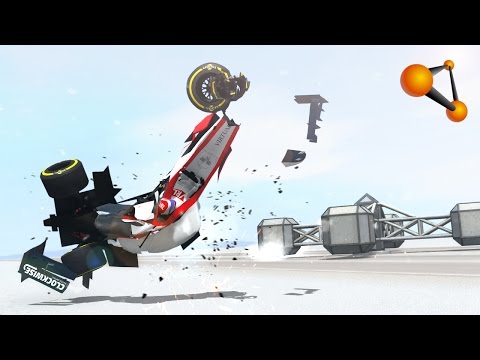 BeamNG.Drive - FR17 Crash Testing (Formula 1 2017 Car)