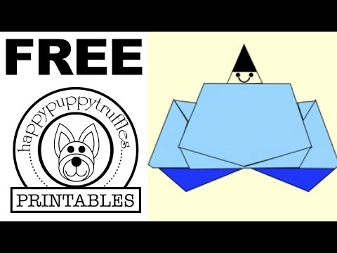 Origami Doll Festival Hinamatsuri Emperor - Print at Home