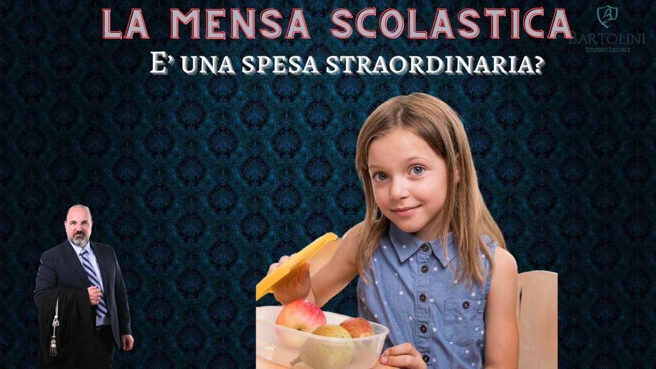 La mensa scolastica e' spesa straordinaria?