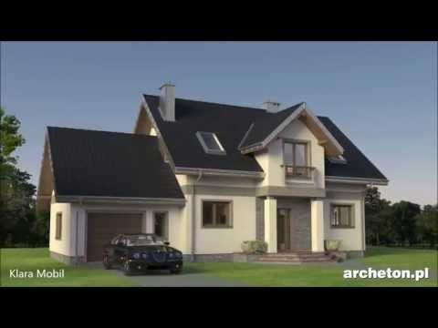Projekt domu Klara Mobil - archeton.pl