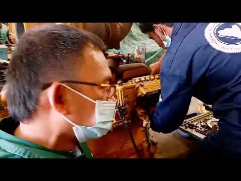 CATERPILLAR 3306 D.I: HOW TO SET THE TIMING OF INJECTION PUMP