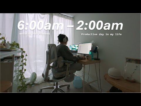 Studien-Vlog: Erster Schultag (6–2 Uhr nachts), Tagesablauf, was ich gegessen habe, Immunologiest...