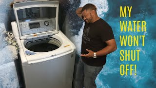 LG Washer Water Running Fix
