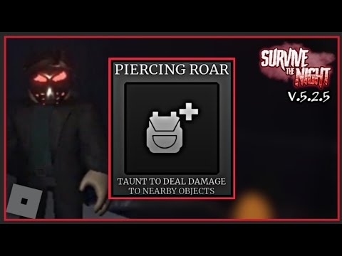 Roblox Survive The Night - Piercing Roar (Slasher Trait Gameplay)