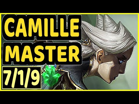 RARE (CAMILLE) - 7/1/9 KDA GAMEPLAY - EUW Ranked MASTER