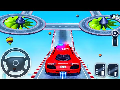 Police Car Stunts Racing Simulator 2021 - Limo Car Ramp Impossible Tracks 3D - Android GamePlay