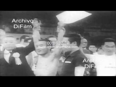 Fighting Harada derrota por puntos a Bernardo Caraballo 1967