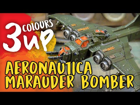 Aeronautica Imperialis Painting Tutorial - Marauder Bomber
