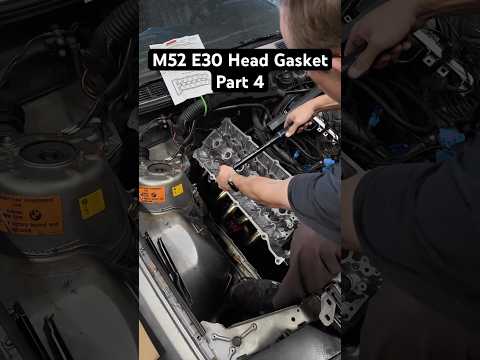 M52 E30 MLS Head Gasket, part 4: Head Studs Torque #bmw #e30 #e36 #m52turbo #MLSheadgasket #arpstuds