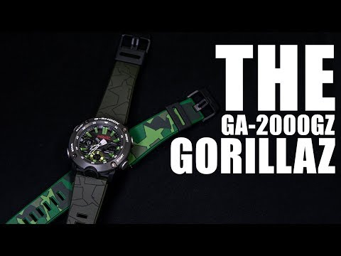 THE GORILLAZ X G-SHOCK - CASIO GA-2000GZ-3A REVIEW ( TERSEDIA SUBS INDONESIA )