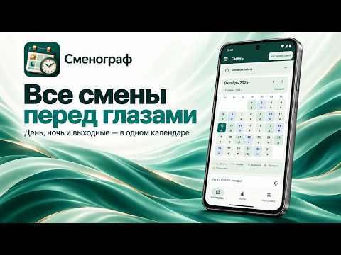 Сменограф: график смен video thumbnail