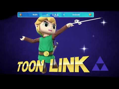 SOS12 Top 24 - Wulfn (Fox) vs AmDodd (Toon Link/Meta Knight)